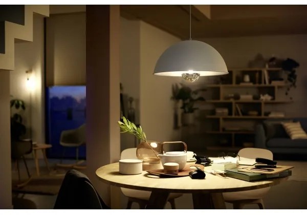 Lampadina LED dimmerabile con calotta sferica a specchio Philips G125 E27/7,2W/230V 2700K