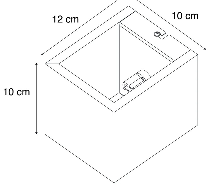 Set di 4 lampade da parete intelligenti in legno di rovere con Wi-Fi G9 - Transfer