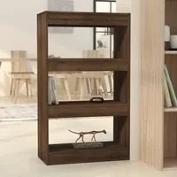 Libreria/Divisorio Rovere Marrone 60x30x103 cm in Truciolato 813604