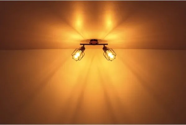 Globo 54037-2 - Faretto WILLA 2xE27/60W/230V