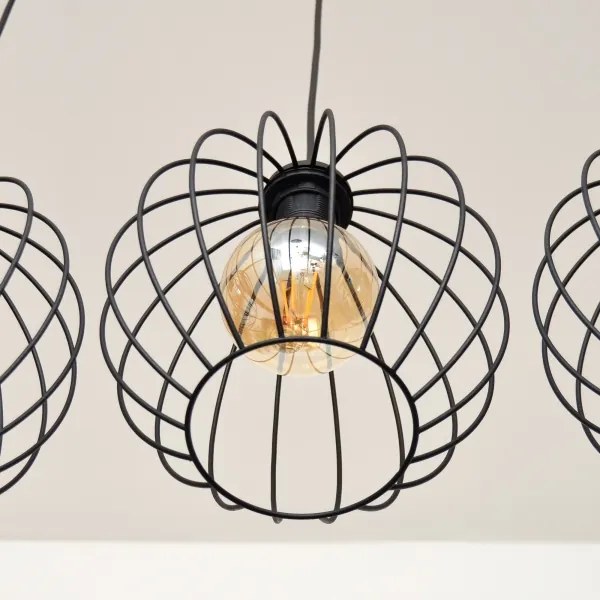 Lampadario LED a cavo MERCURE 3xE27/15W/230V