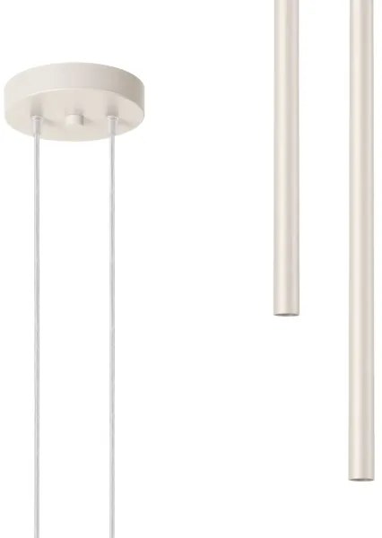 Sollux SL.1513 - Lampadario a sospensione con filo PASTELO 2xG9/8W/230V color crema