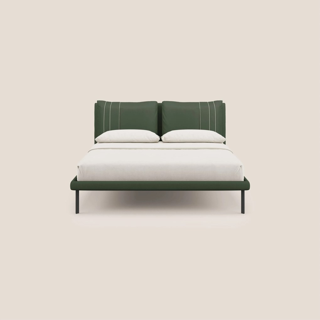 Giselle letto moderno con cuscini testata regolabili con tasche in microfibra impermeabile T11
