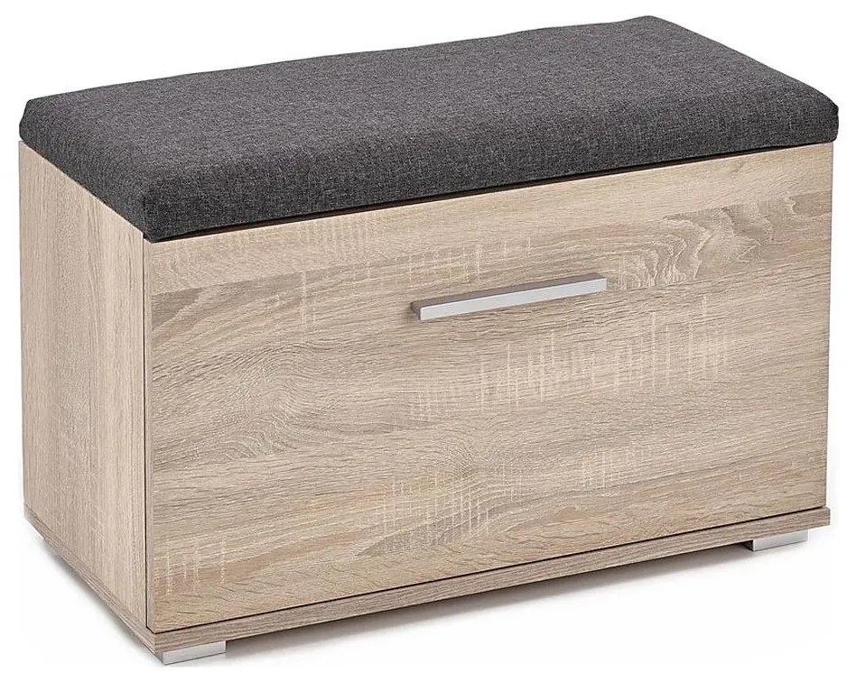 Mobile per scarpe LIMA 45x70 cm grigio/quercia sonoma