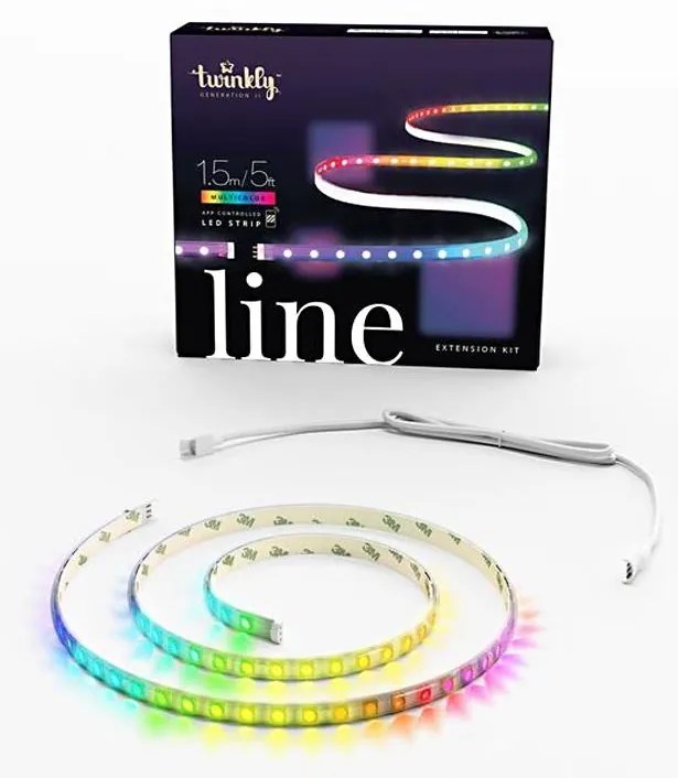 Twinkly TWL100ADP-W - Striscia di prolunga LED RGB LINE 100xLED 1,5 m Wi-Fi