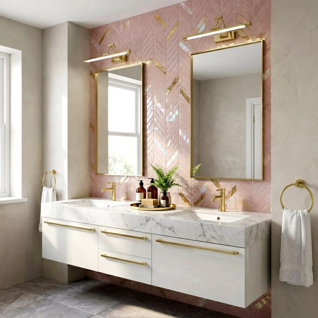 Applique da bagno LED SWE019-1W Gold