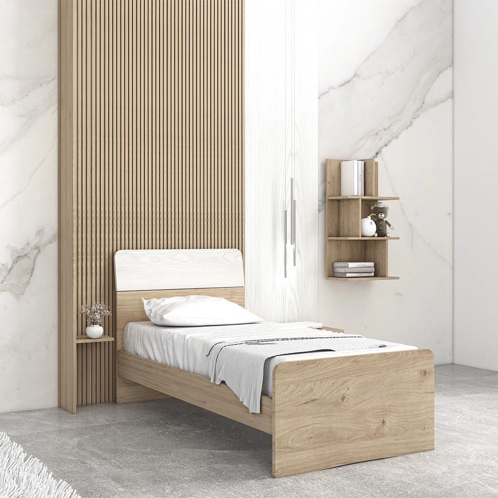 Letto combi con fascioni e pediera , letto singolo, piazza e mezza e matrimoniale +10 colorazioni