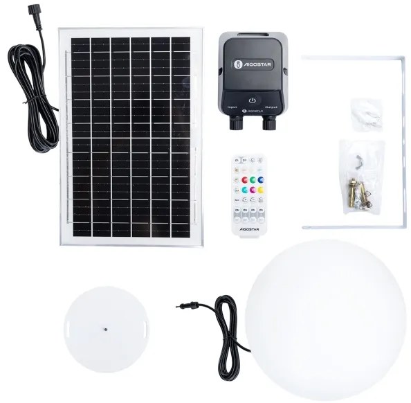 Aigostar-LED RGB lampada dimmerabile da esterno MESH 35W/3,7V 4000mAh 2700-6500K IP65 Ø 30 cm