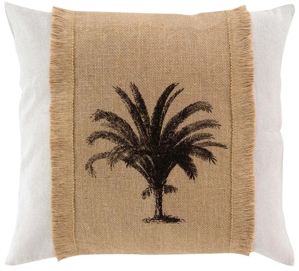 Cuscino decorativo in juta 45x45 cm Rico - douceur d'intérieur