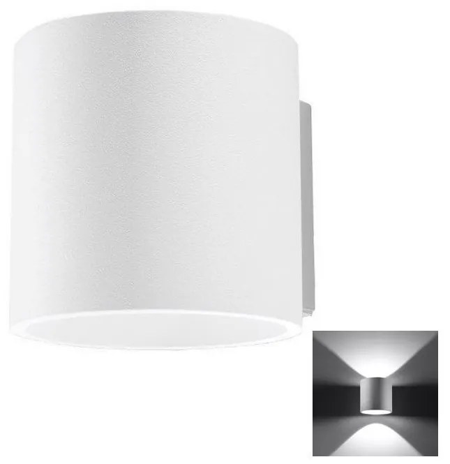 Sollux SL.0211 - Applique VICI 1xG9/40W/230V vetro/bianco