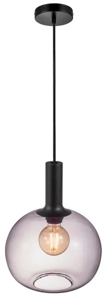 Nordlux - Lampadario a sospensione con filo ALTON 1xE27/60W/230V nero