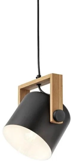 Redo 01-2402 - Lampadario a sospensione con filo POOH 1xE27/42W/230V faggio