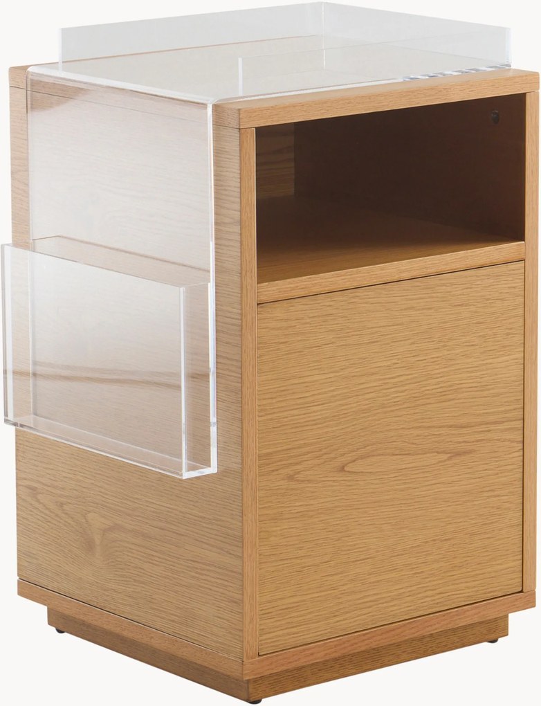Comodino effetto legno Hustofta