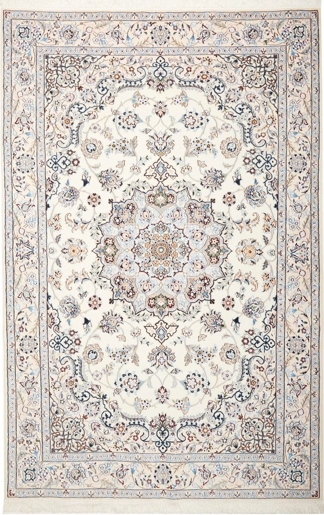 Nain Tappeto persiano 240 x 160 Beige (Iran) Annodato A Mano