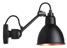 Lampe Gras - 304SW Applique da Parete Nero/Nero/Rame Lampe Gras