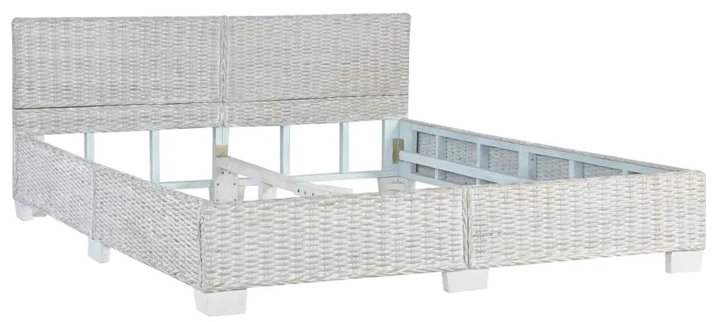 Giroletto Grigio in Rattan Naturale 160x200 cm