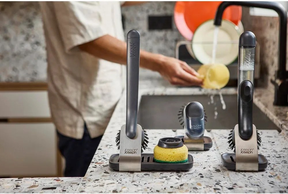 Spazzola per lavare i piatti con supporto SinkTech – Joseph Joseph