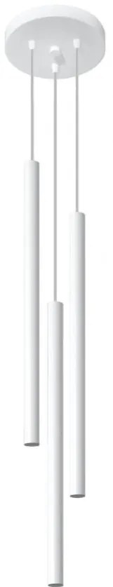Sollux SL.0467 - Lampadario a sospensione con filo PASTELO 3xG9/8W/230V bianco