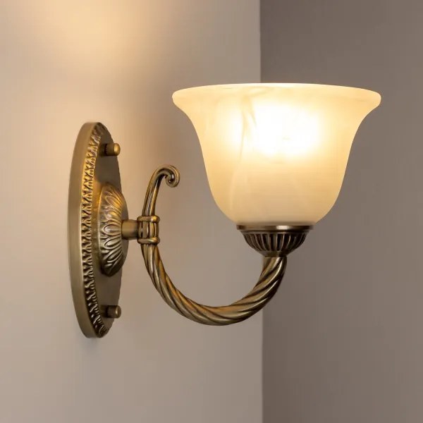 Brilagi - Applique CLASSIC 1xE27/60W/230V ottone