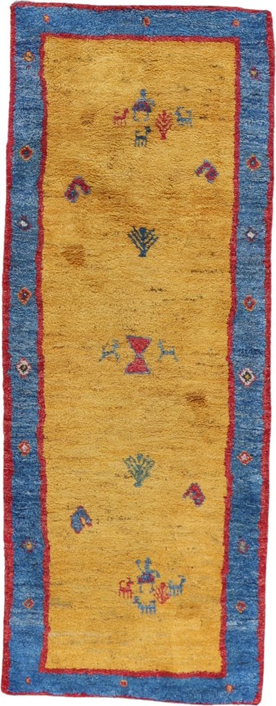 Gabbeh Tappeto persiano 240x90 (Iran) Annodato A Mano