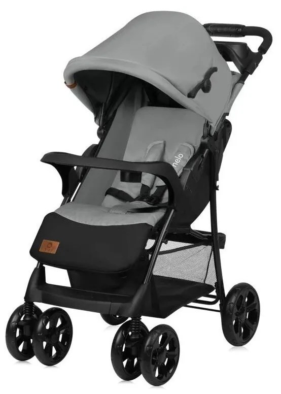 Lionelo - Passeggino EMMA PLUS grigio/nero