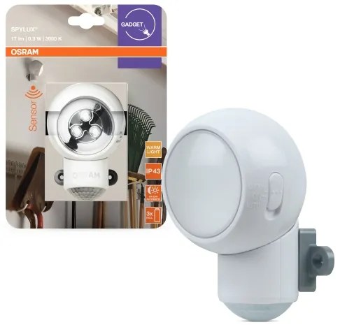 Osram - Lampada orientativa da esterno con sensore SPYLUX LED/0,3W/4,5V IP43