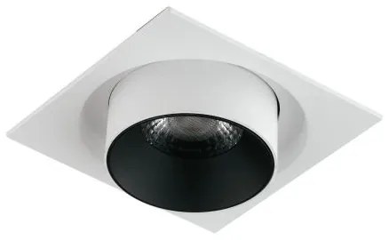 Incasso led outsider orientabile bianco 15w 1200lm 4000k 10x10x9,4cm