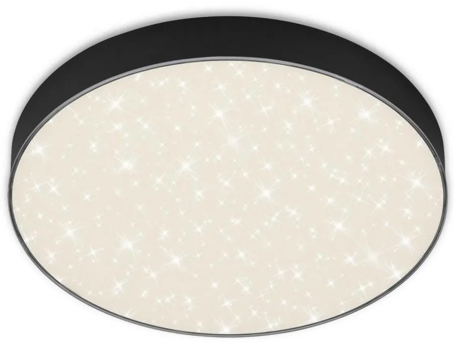 Briloner 7074-415 - Plafoniera LED STAR SKY LED/21W/230V diametro 28 cm nero