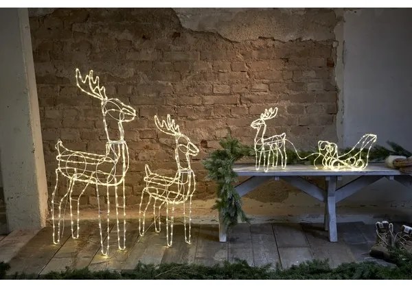 Eglo 411447 - Decorazione natalizia LED da esterno TUBY DEER 158xLED/0,06W/5/230V IP44