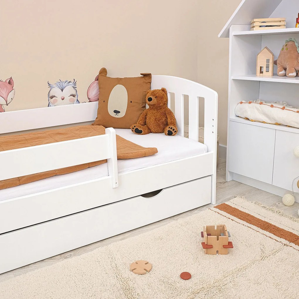 Letto per bambini Classic - bianco - letto senza spazio di archiviazione 160x80 cm