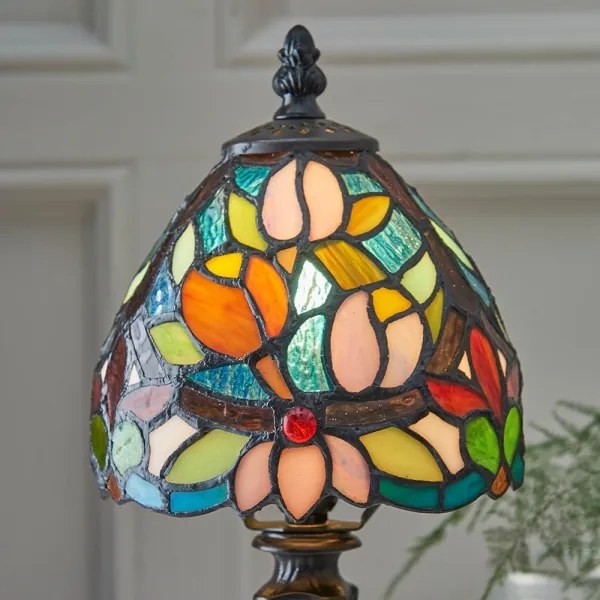 Endon 64331 - Lampada da tavolo Tiffany SYLVETTE 1xE14/40W/230V diam. 15 cm