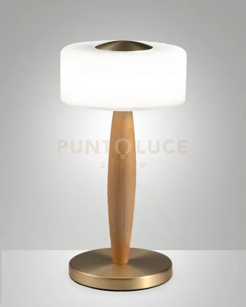 Elea lampada da tavolo ottone satinato dimmerabile a led 3000k - 8...