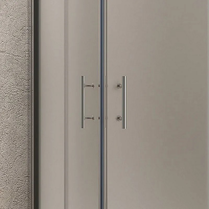 Box doccia 3 lati 70x120x70 vetro opaco apertura doppio scorrevole KF1000 - KAMALU