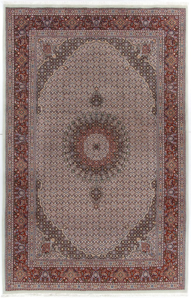 Moud Tappeto persiano 320x200 (Iran) Annodato A Mano