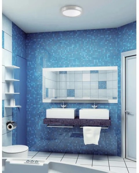 FARO 62980 - Plafoniera da bagno LOGOS-1 1xE27/20W/230V IP44