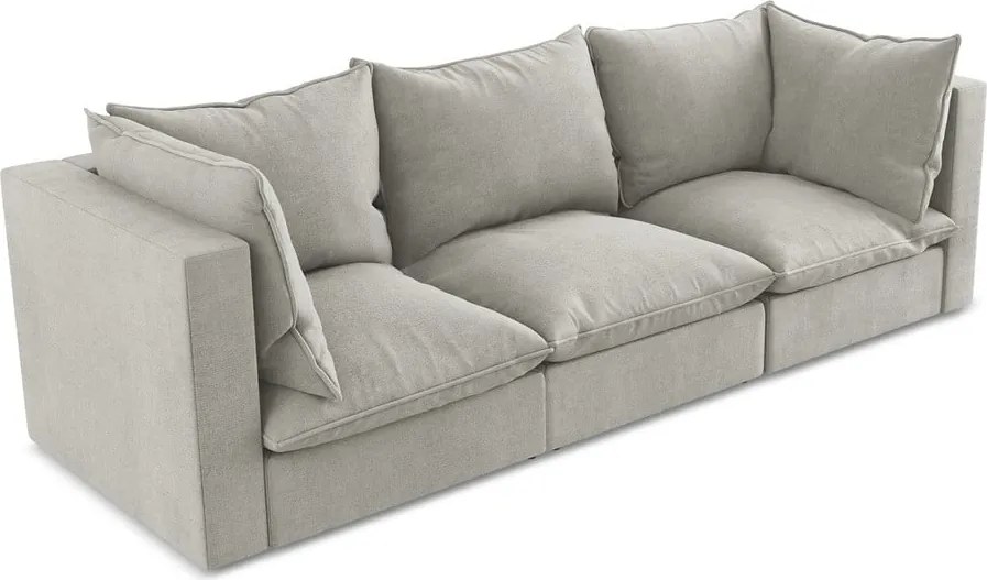 Divano grigio chiaro 255 cm Manao – Makamii