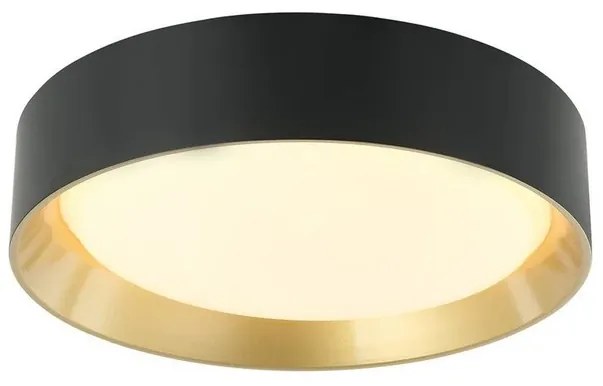 Kambia LED Plafoniera Ø45 Nero/Oro - Lindby