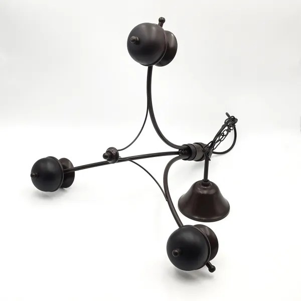 Brilagi - LED Lampadario a sospensione con catena COTTAGE 3xG9/40W/230V quercia/bianco