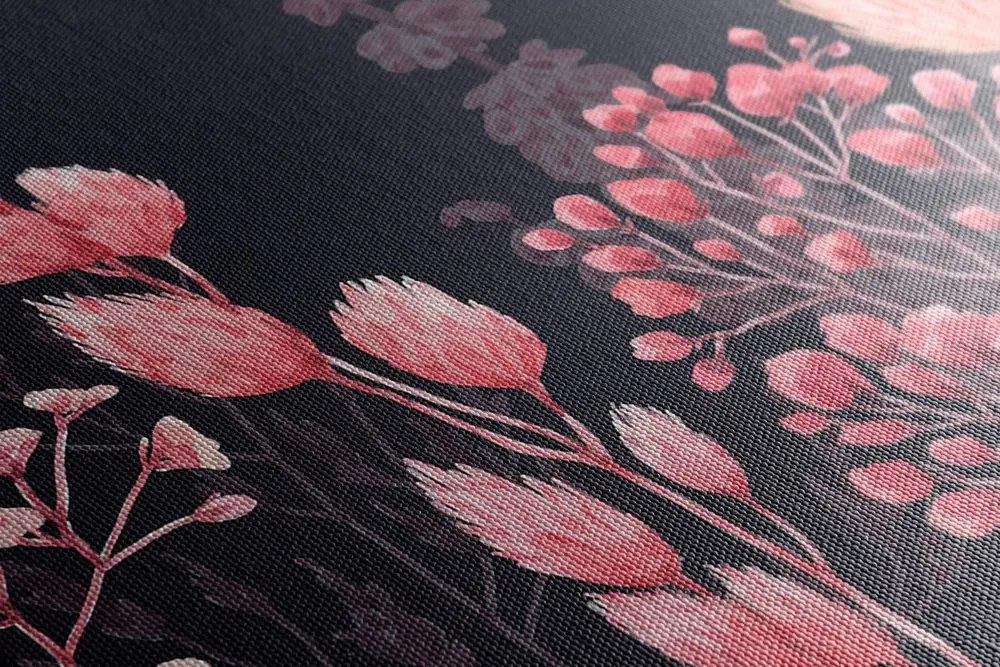 Quadro su tela – Variazione di erba in rosa