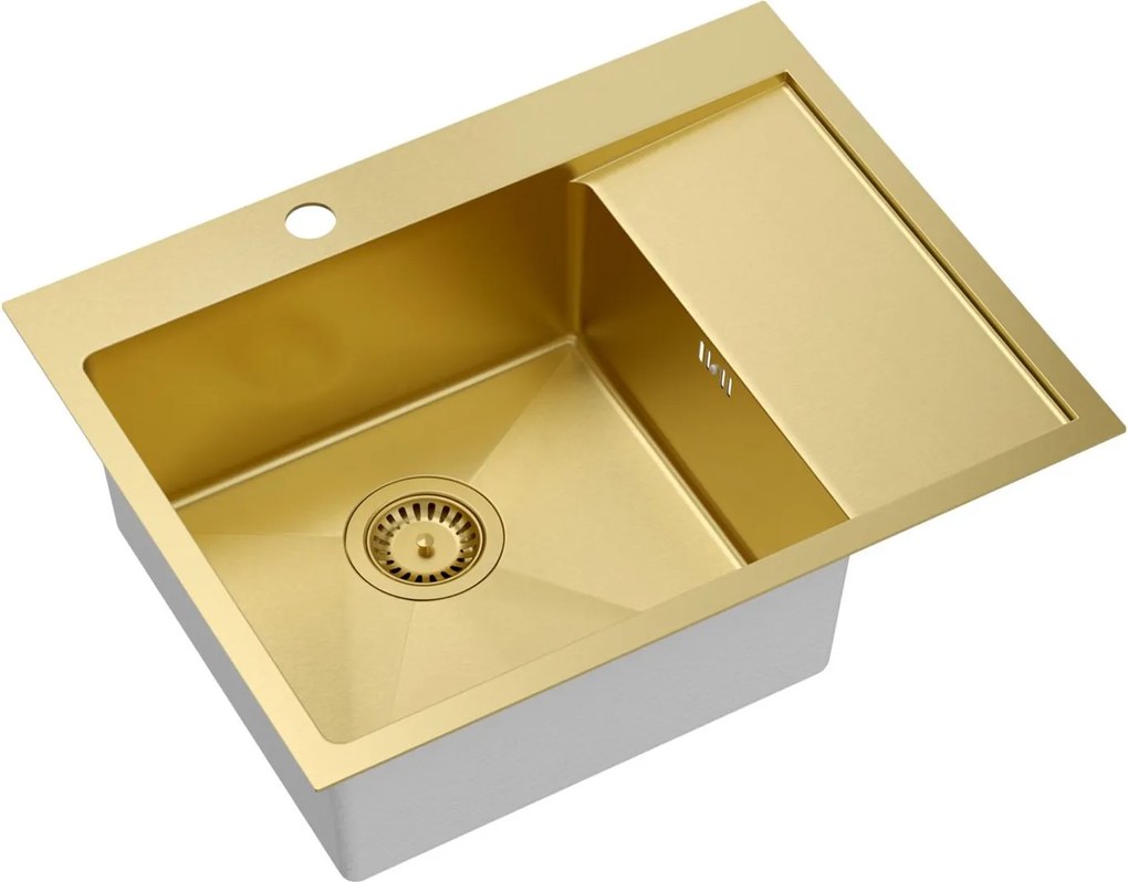 Lavello in acciaio RUSSEL 116 Gold