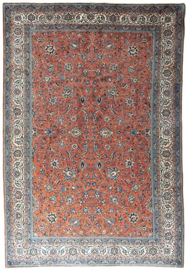 Sarouk Tappeto 240x360 Rosso (Iran) Annodato A Mano