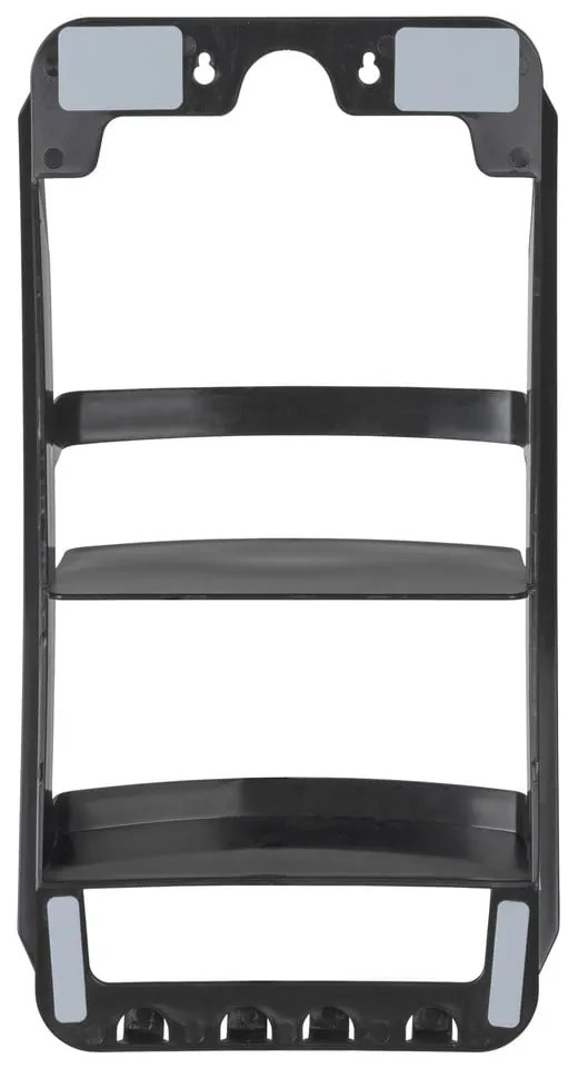 Mensola da bagno da appendere/senza foratura nera in plastica Universal – Wenko