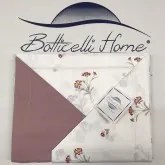 Completo Lenzuola Matrimoniale 4 Federe Botticelli Home Puro Cotone Violetta