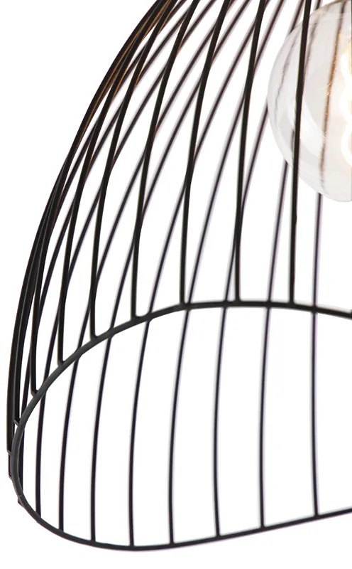 Plafoniera di design nera 29 cm - Pua