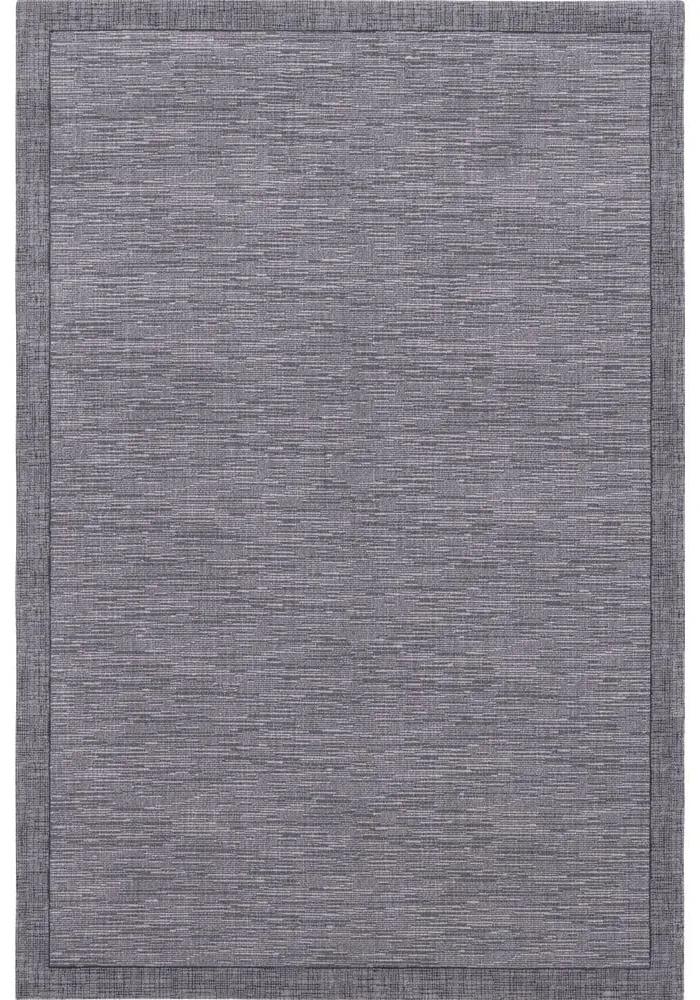 Tappeto in lana grigio scuro 160x240 cm Linea - Agnella