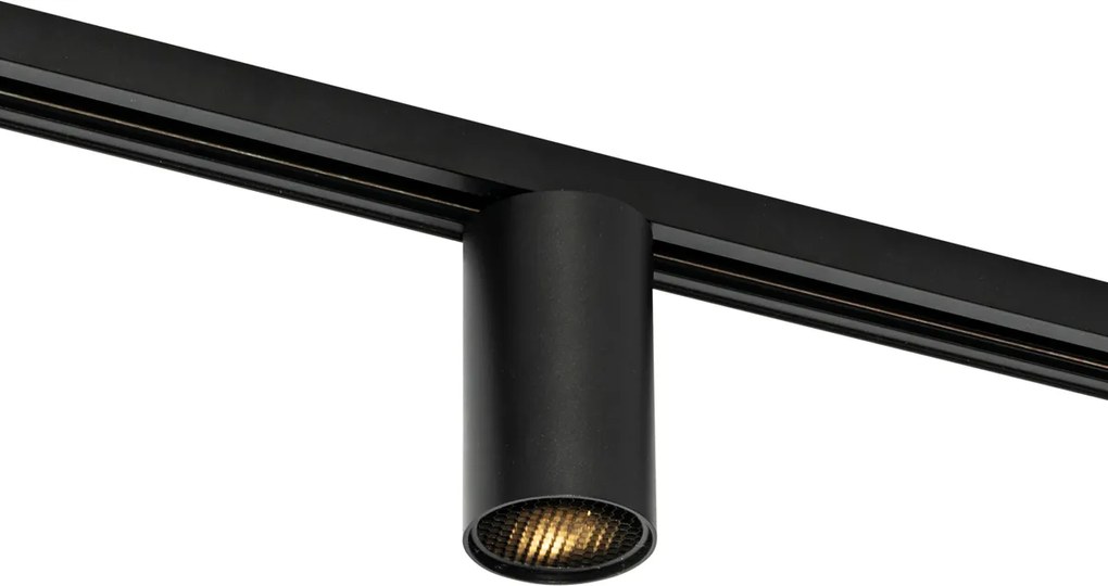 Faretto moderno nero per sistema a binario monofase GU10 35mm - Iconic Ruby Honey