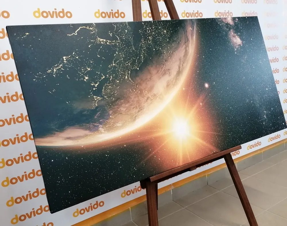 Stampa su tela – Vista del sole dallo spazio