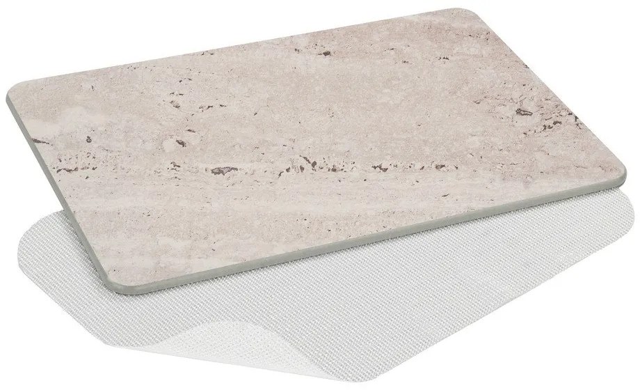 Tappetino da bagno marrone chiaro in terra di diatomee 39x60 cm Puna - Wenko