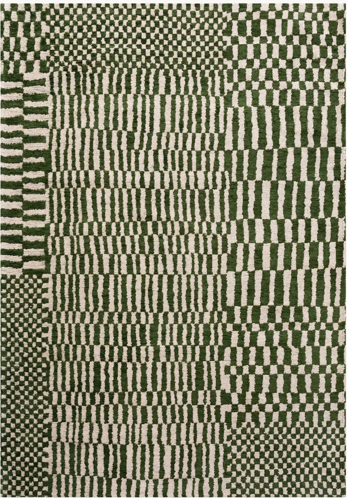 Tappeto da interno-esterno lavabile in jacquard Berber