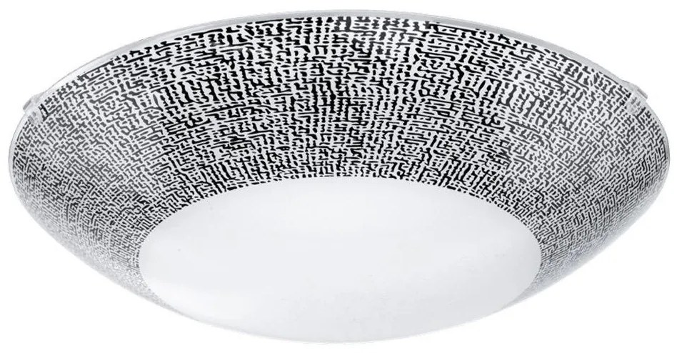 Eglo 95289 - Plafoniera LED MAGITTA LED/16W/230V Ø 31,5 cm, nera/bianca